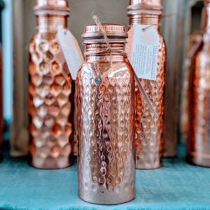 KannsSky (TM) 1000 ML Traveller's 100% Pure Copper Plain Water Bottle